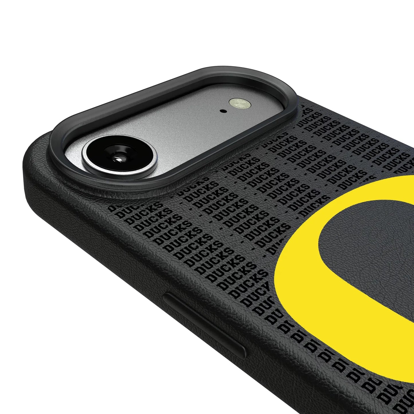 University of Oregon Ducks Text Backdrop MagSafe Compatible Phone Case for Apple iPhone