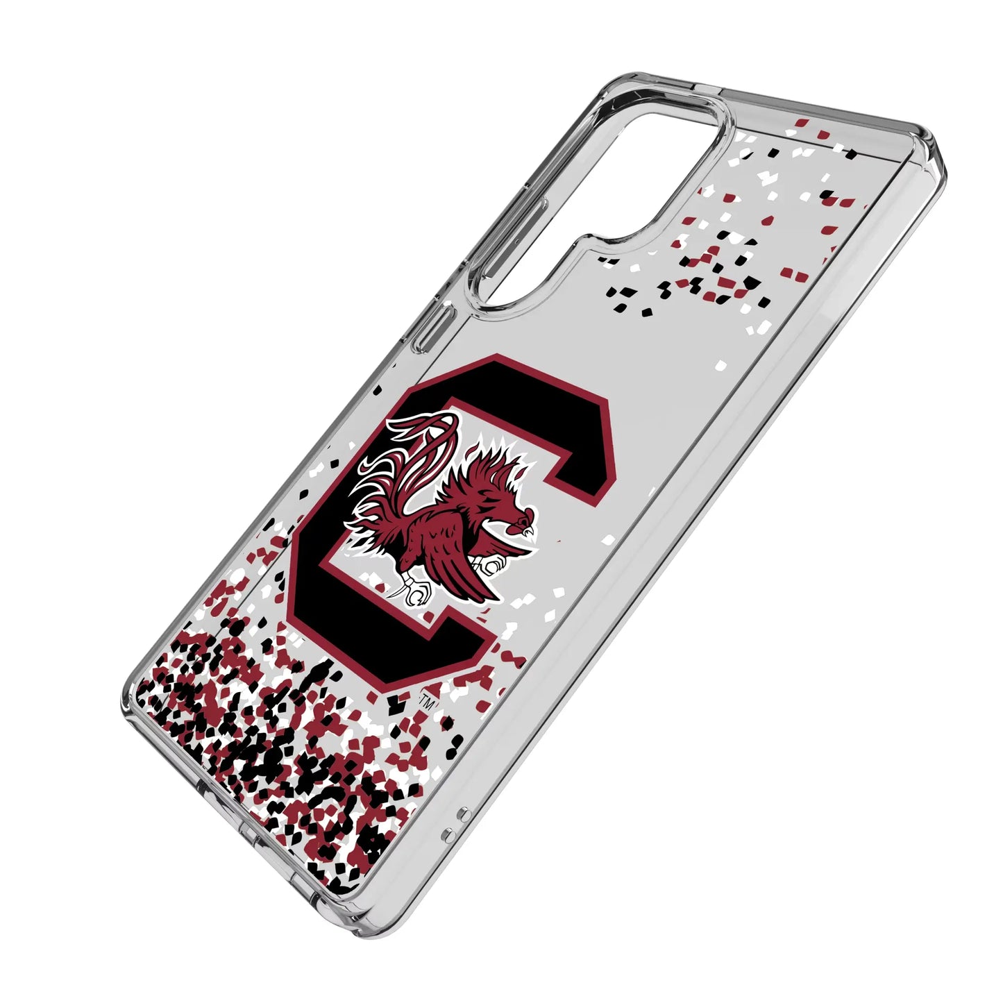 University of South Carolina Gamecocks Confetti Clear Phone Case for Samsung Galaxy