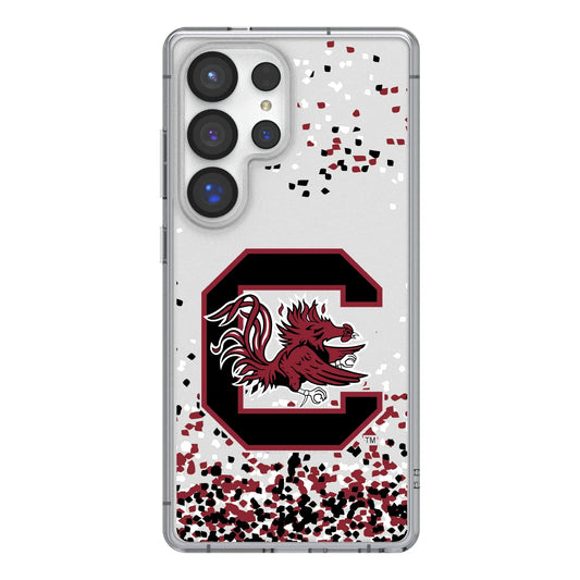 University of South Carolina Gamecocks Confetti Clear Phone Case for Samsung Galaxy