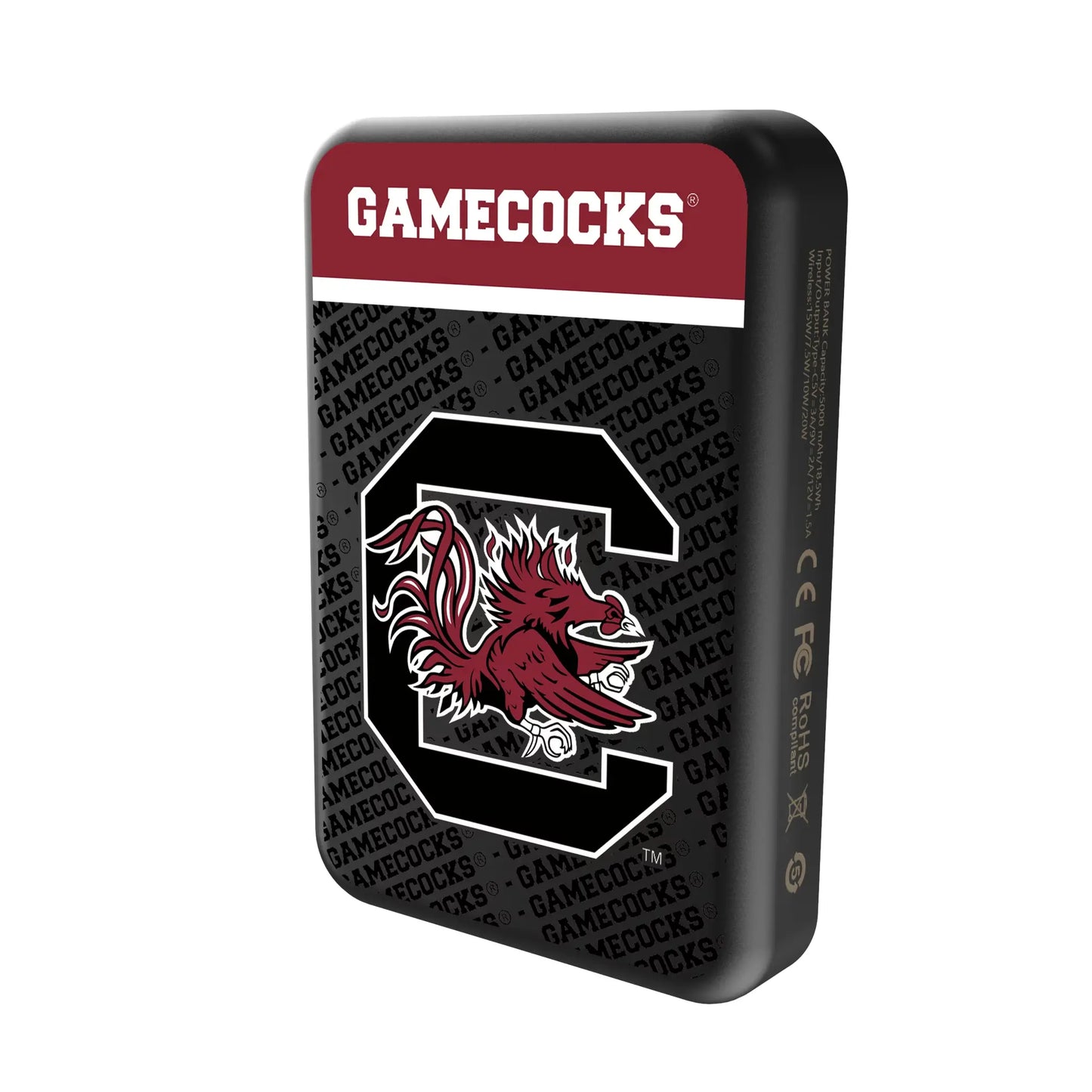 University of South Carolina Gamecocks Endzone Plus Wireless Mag Power Bank