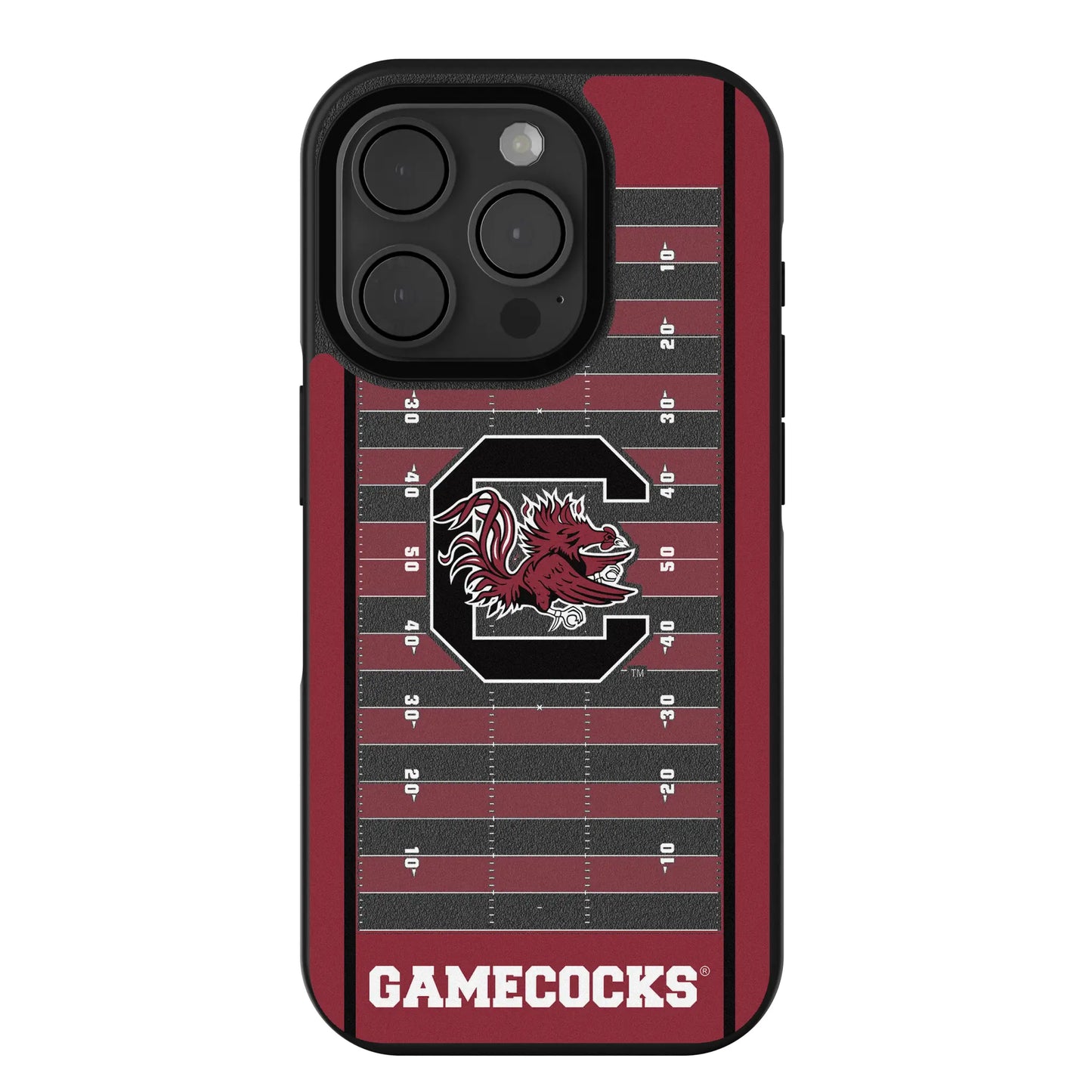 University of South Carolina Gamecocks Field Bump Phone Case for Apple iPhone