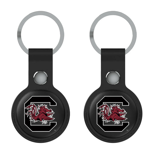 University of South Carolina Gamecocks Insignia Black Airtag Holder 2-Pack