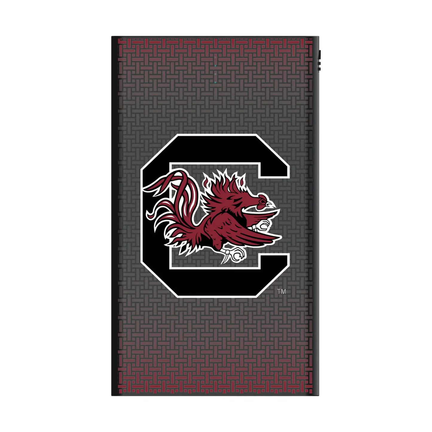 University of South Carolina Gamecocks Linen 5000mAh Flat Powerbank