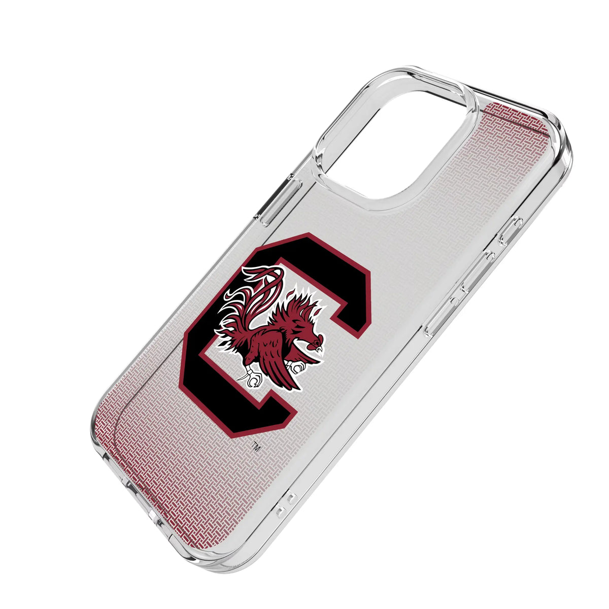 University of South Carolina Gamecocks Linen Clear Phone Case for Apple iPhone