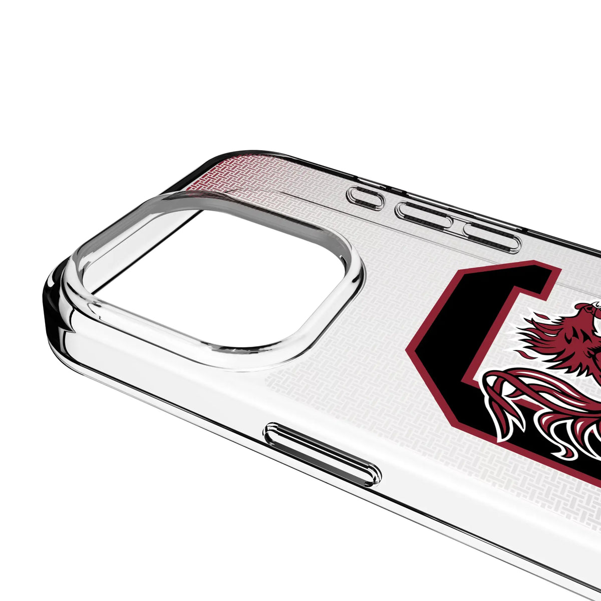 University of South Carolina Gamecocks Linen Clear Phone Case for Apple iPhone