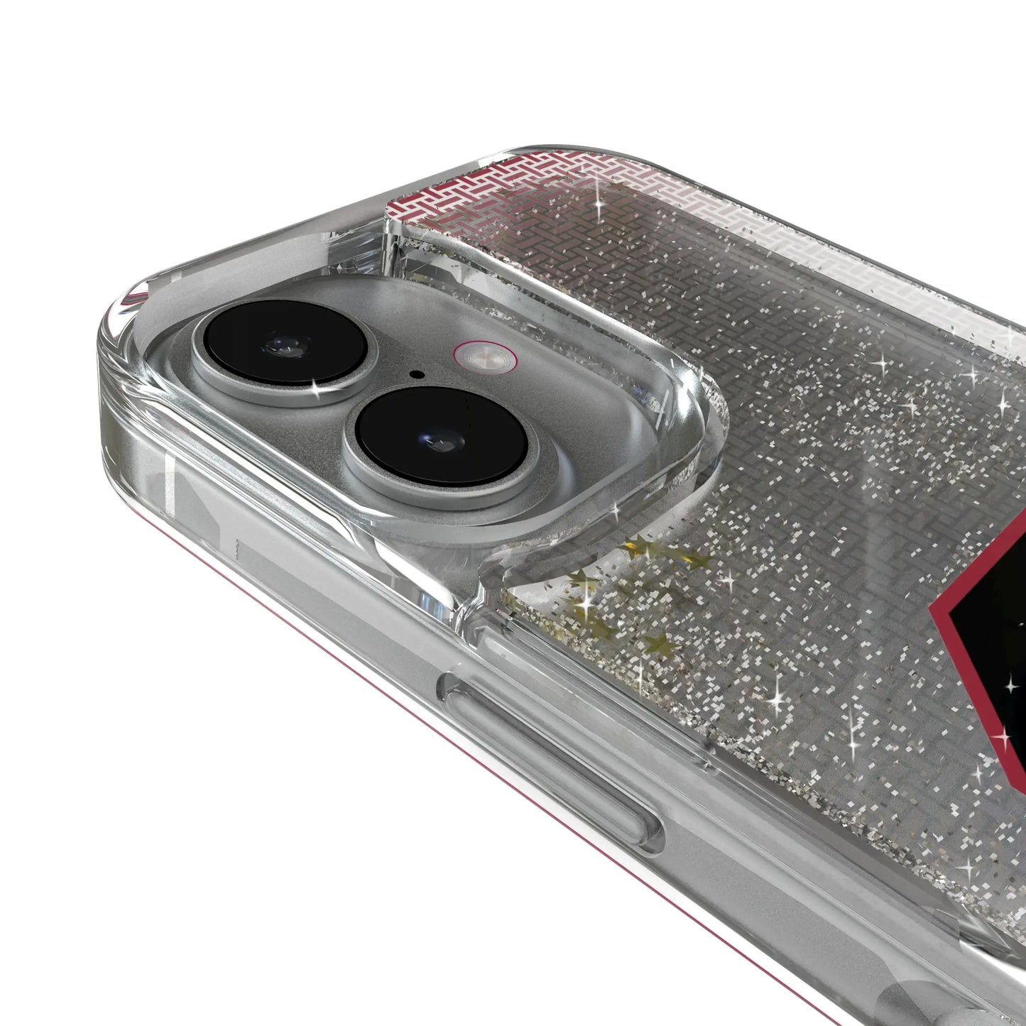 University of South Carolina Gamecocks Linen Glitter Phone Case for Apple iPhone