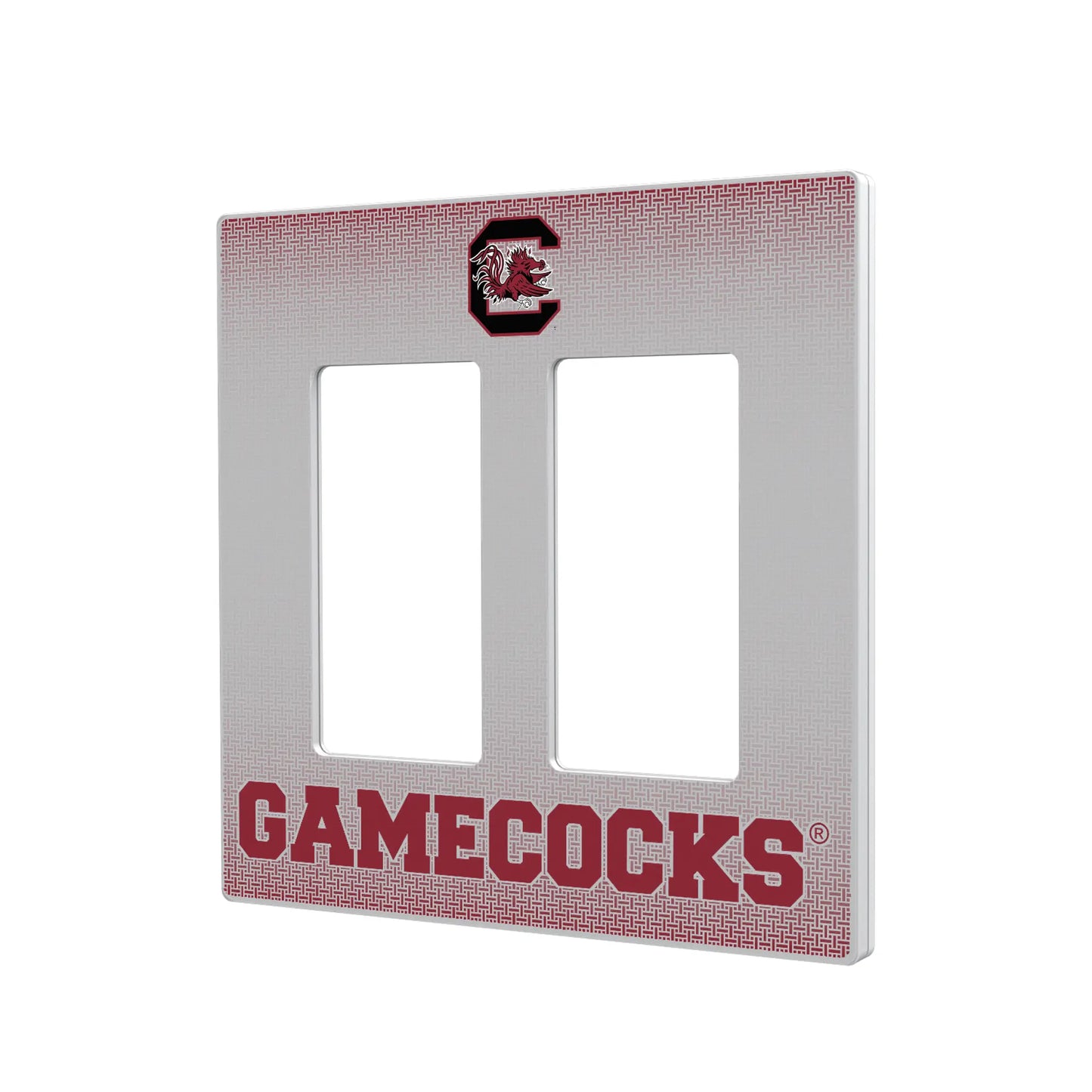 University of South Carolina Gamecocks Linen Hidden-Screw Light Switch Plate