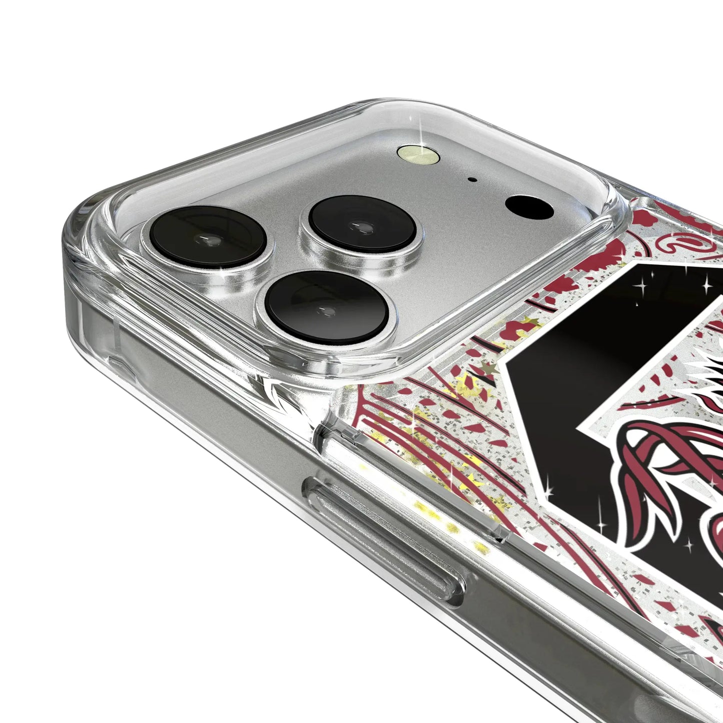 University of South Carolina Gamecocks Paisley Glitter Phone Case for Apple iPhone