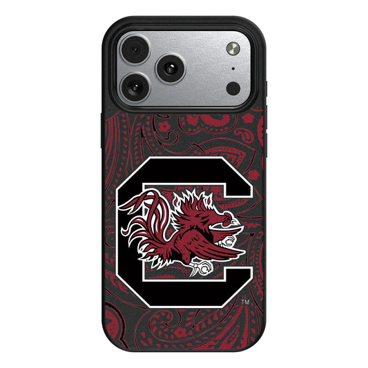 University of South Carolina Gamecocks Paisley MagSafe Compatible Phone Case for Apple iPhone