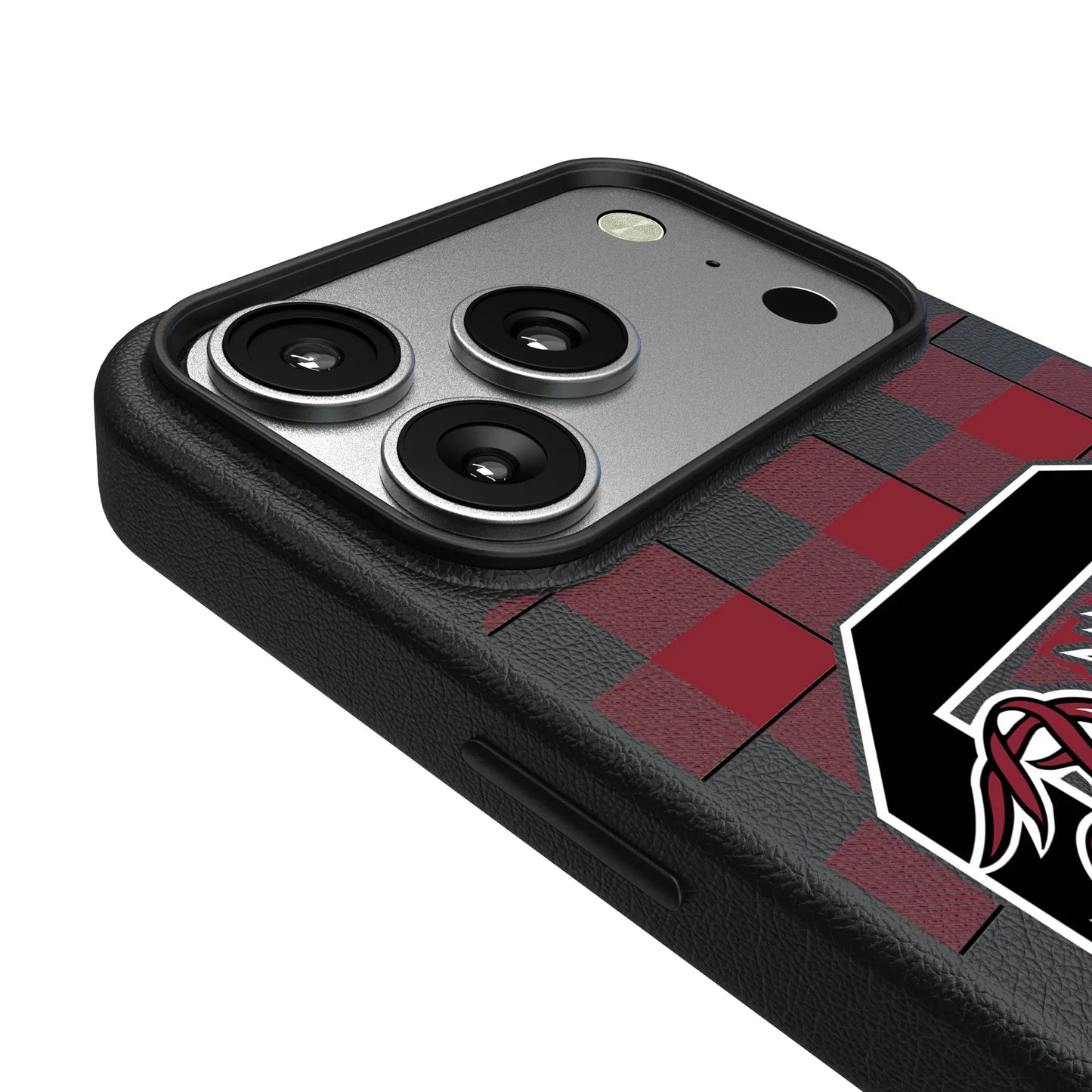 University of South Carolina Gamecocks Plaid MagSafe Compatible Phone Case for Apple iPhone