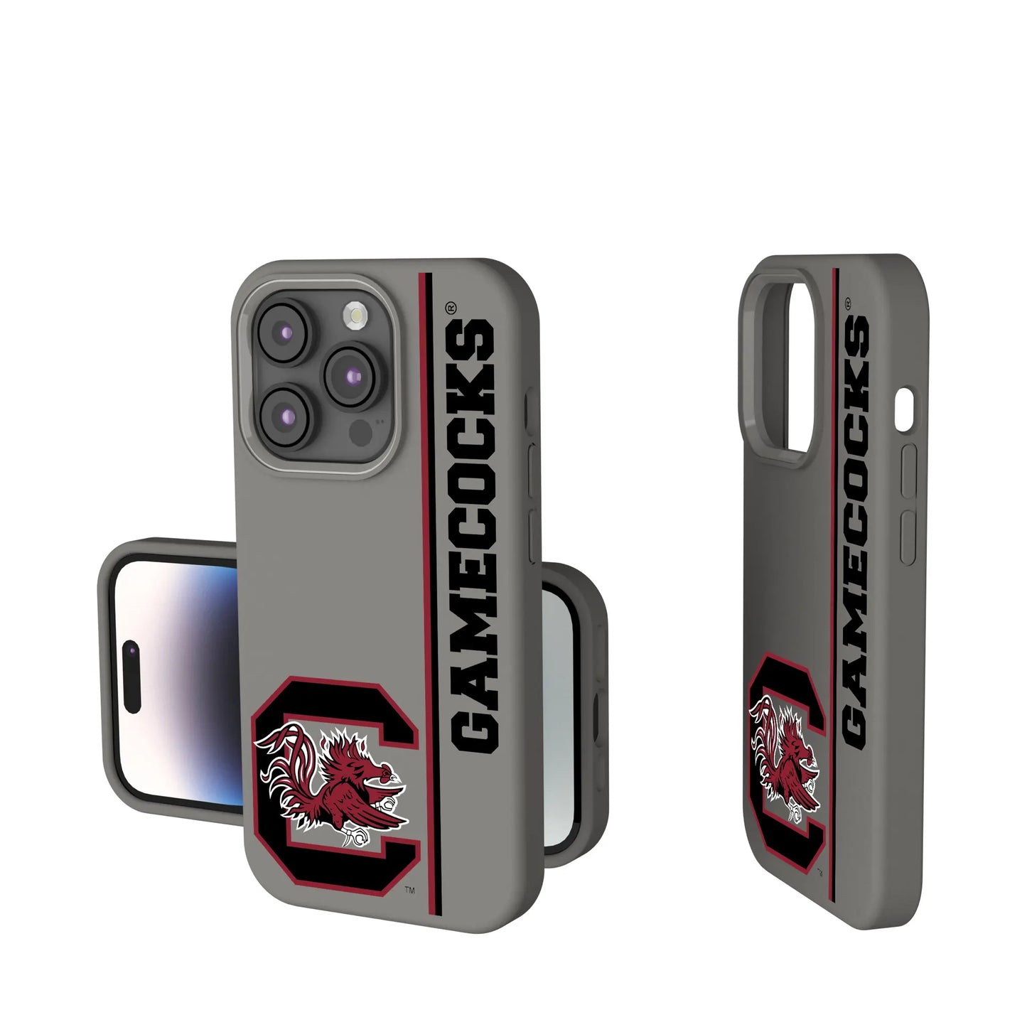 University of South Carolina Gamecocks Sidebar Soft Touch Phone Case for Apple iPhone