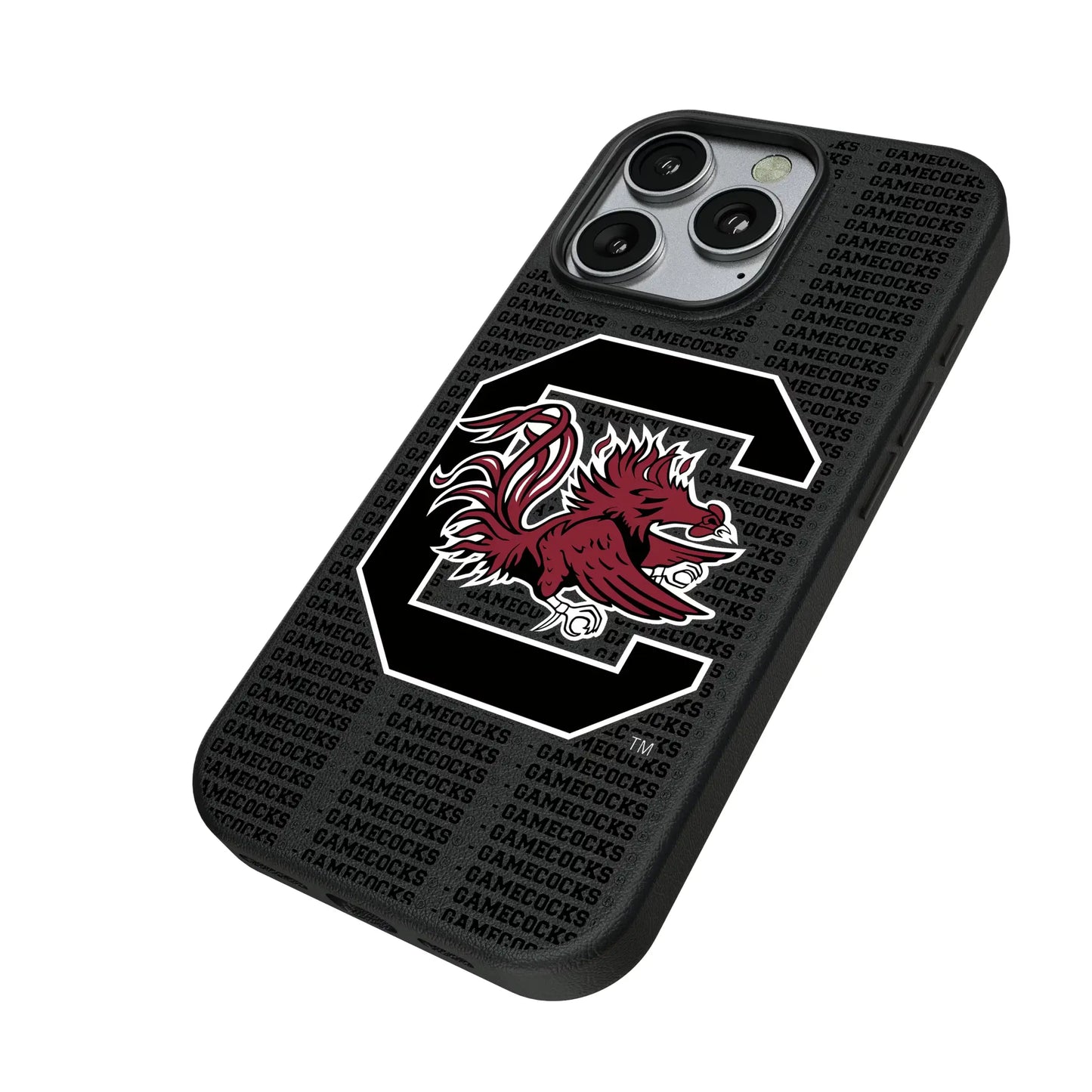 University of South Carolina Gamecocks Text Backdrop MagSafe Compatible Phone Case for Apple iPhone