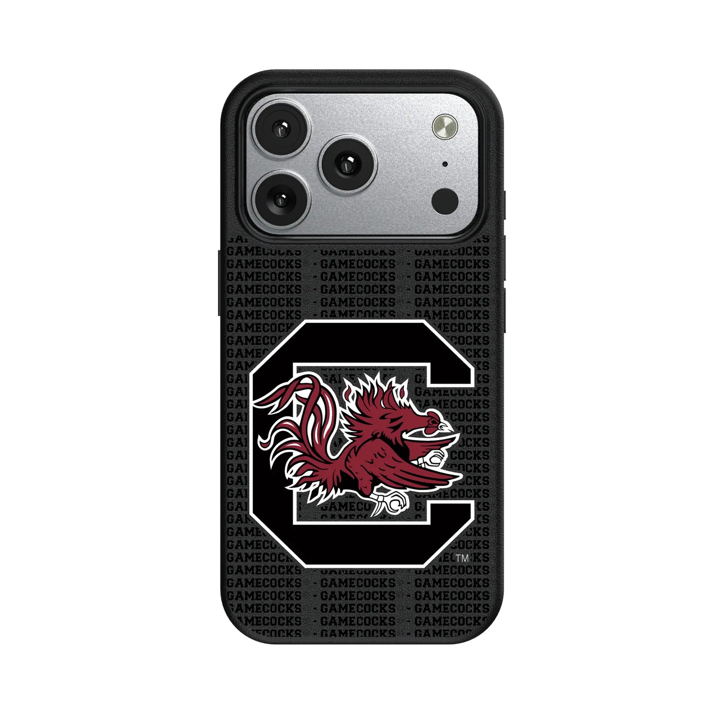 University of South Carolina Gamecocks Text Backdrop MagSafe Compatible Phone Case for Apple iPhone