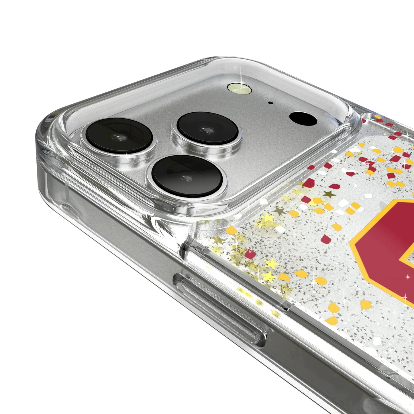 University of Southern California Trojans Confetti Glitter Phone Case for Apple iPhone