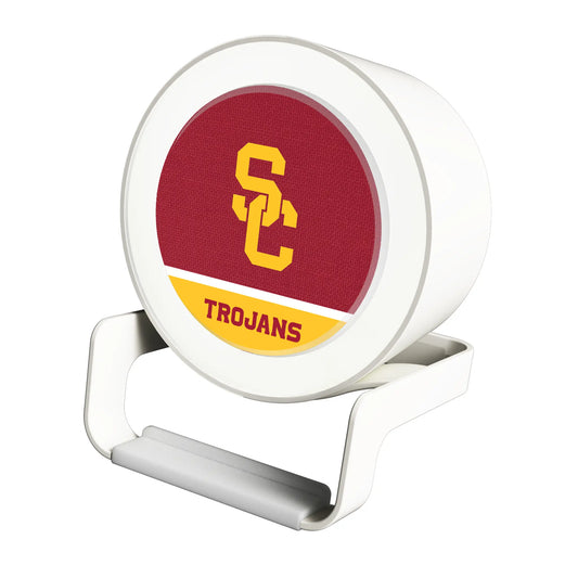 University of Southern California Trojans Endzone Solid Night Light Charger and Bluetooth Speaker