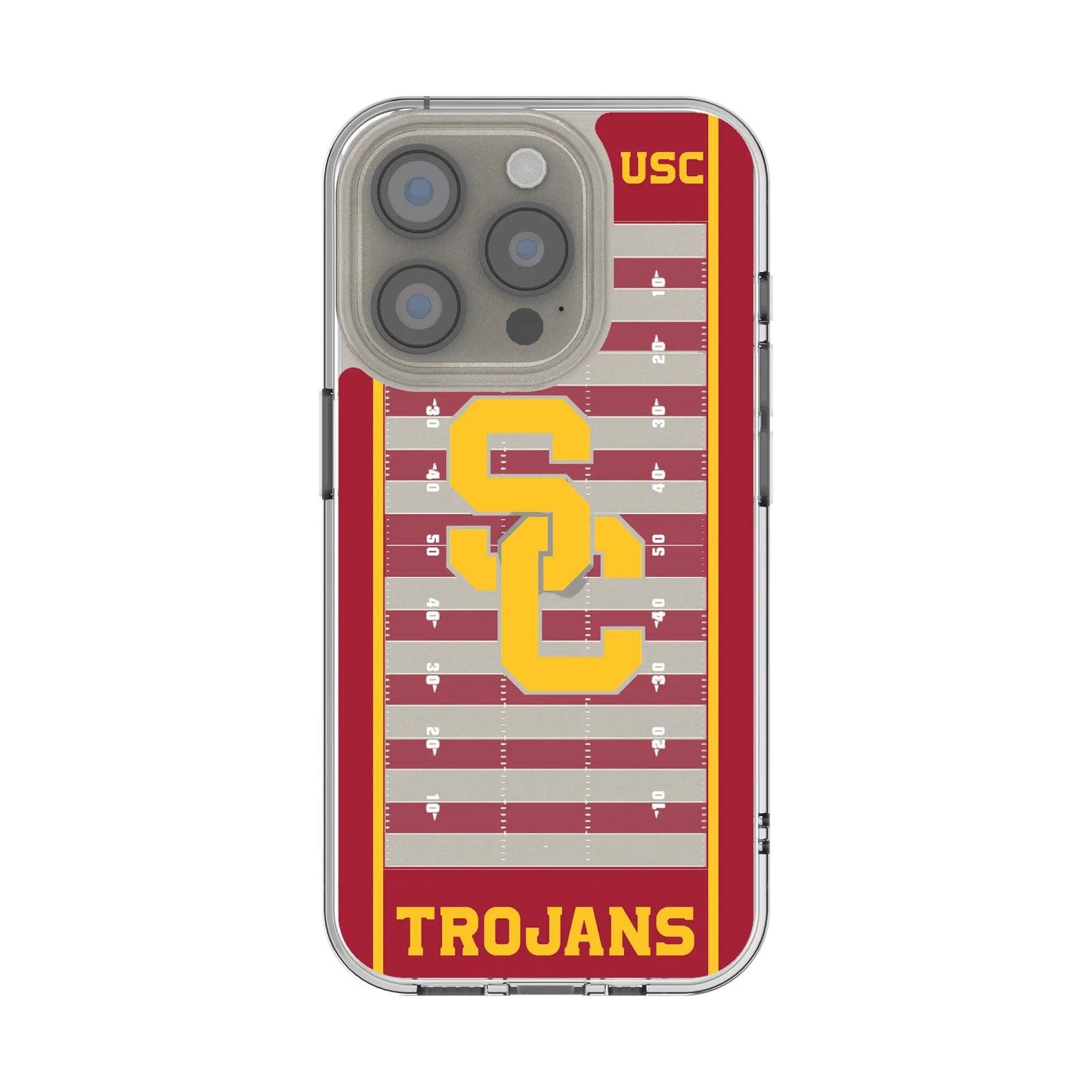University of Southern California Trojans Field Clear Phone Case for Apple iPhone