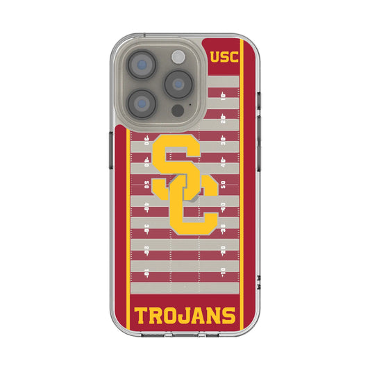 University of Southern California Trojans Field Clear Phone Case for Apple iPhone
