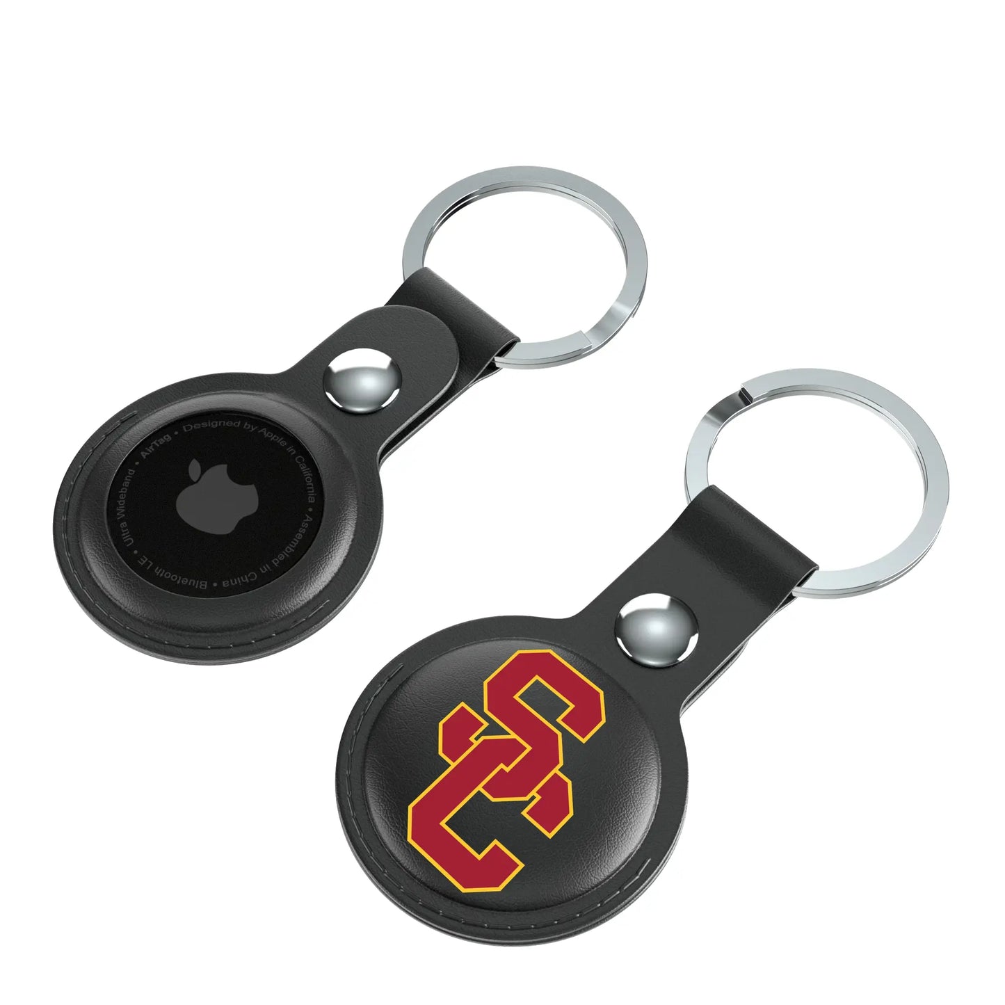 University of Southern California Trojans Insignia Black Airtag Holder 2-Pack