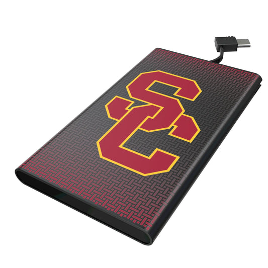 University of Southern California Trojans Linen 5000mAh Flat Powerbank
