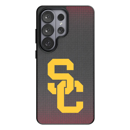 University of Southern California Trojans Linen MagSafe Compatible Phone Case for Samsung Galaxy