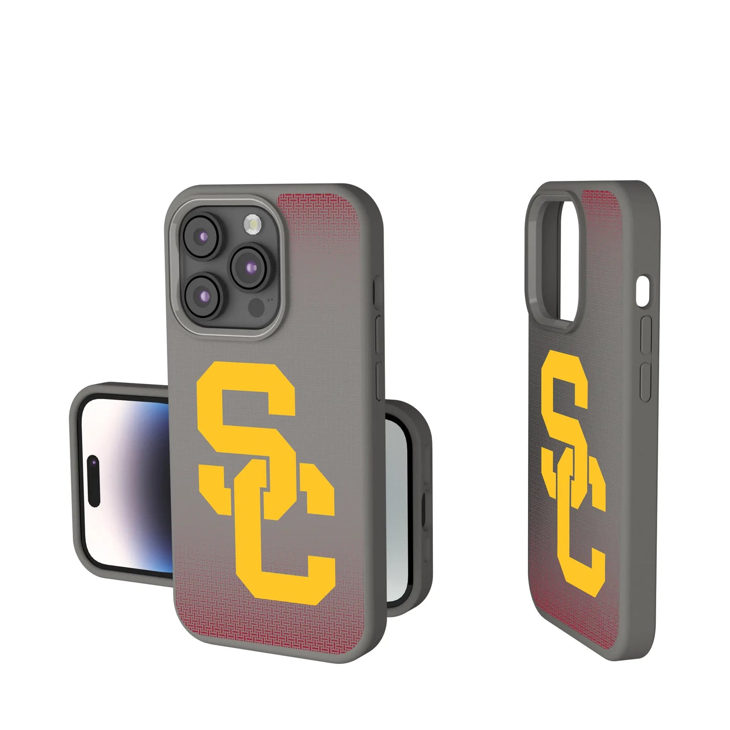 University of Southern California Trojans Linen Soft Touch Phone Case for Apple iPhone
