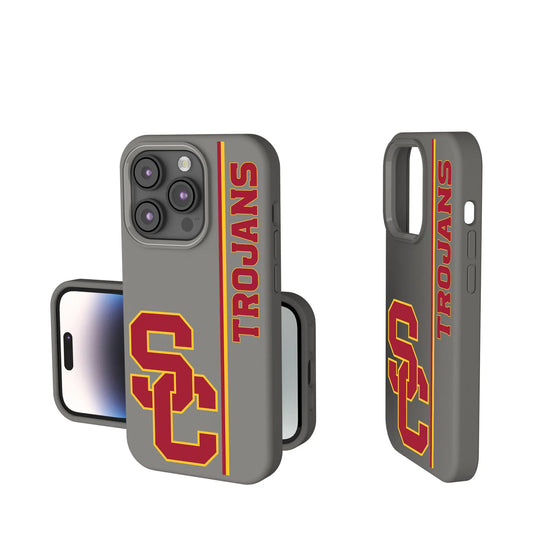 University of Southern California Trojans Sidebar Soft Touch Phone Case for Apple iPhone