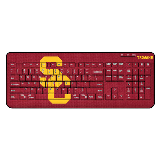 University of Southern California Trojans Solid Wireless USB Keyboard