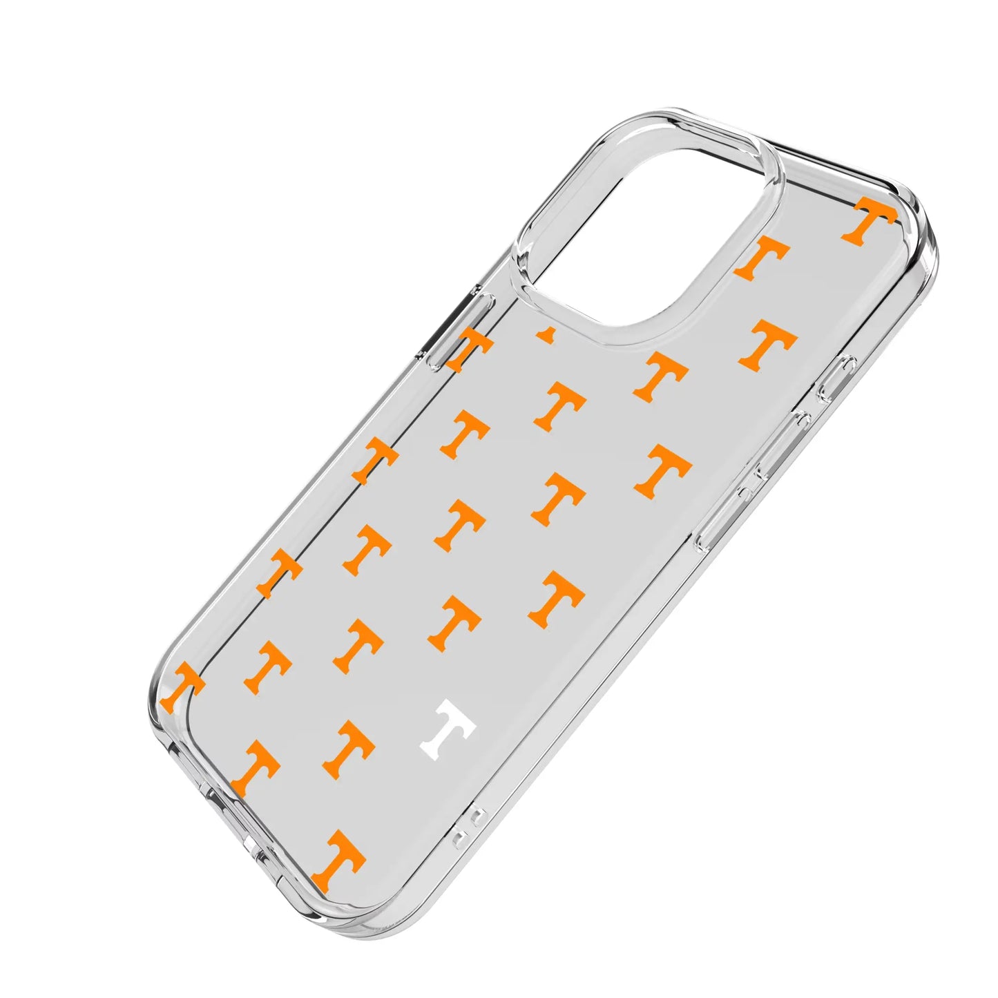 University of Tennessee Volunteers Fashion Pattern Clear Phone Case for Apple iPhone