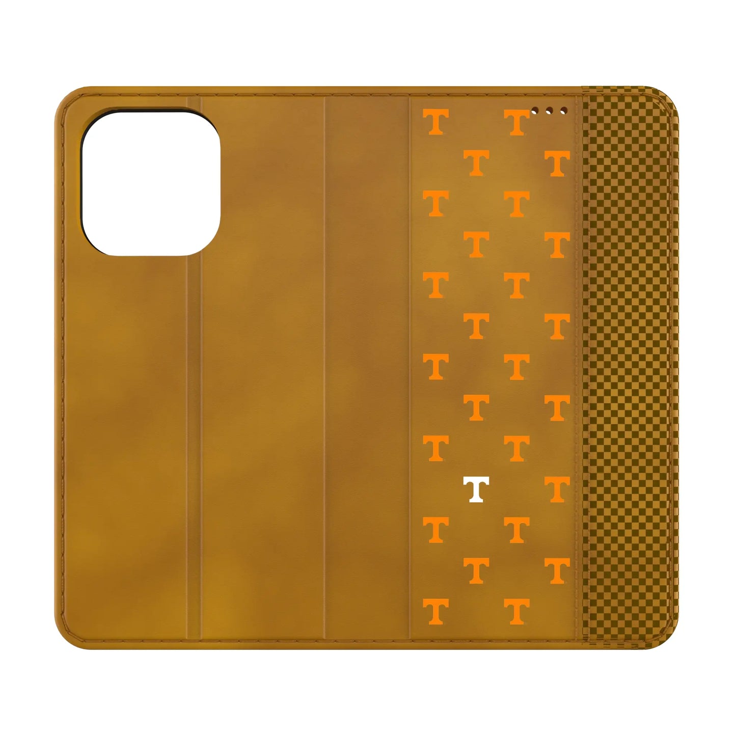 University of Tennessee Volunteers Fashion Pattern Folio Phone Case for Apple iPhone