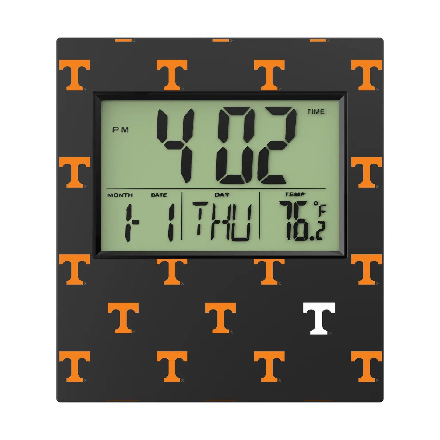University of Tennessee Volunteers Fashion Pattern Wall Clock