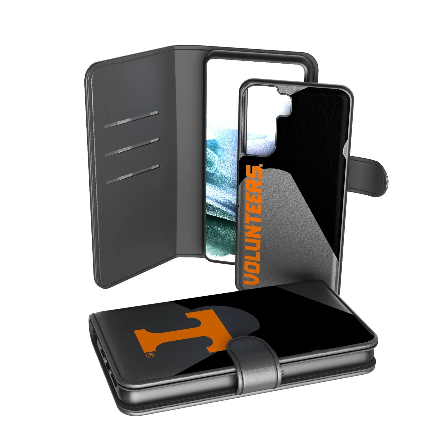 University of Tennessee Volunteers Monocolor Tilt Wallet Phone Case for Apple iPhone