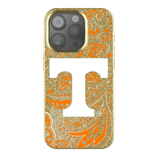 University of Tennessee Volunteers Paisley Bling Phone Case for Apple iPhone