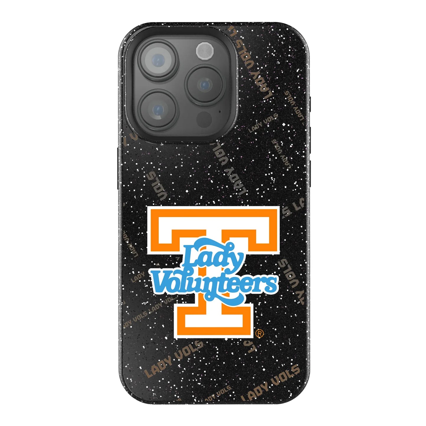 University of Tennessee Volunteers Quadtile Black Bling Phone Case for Apple iPhone