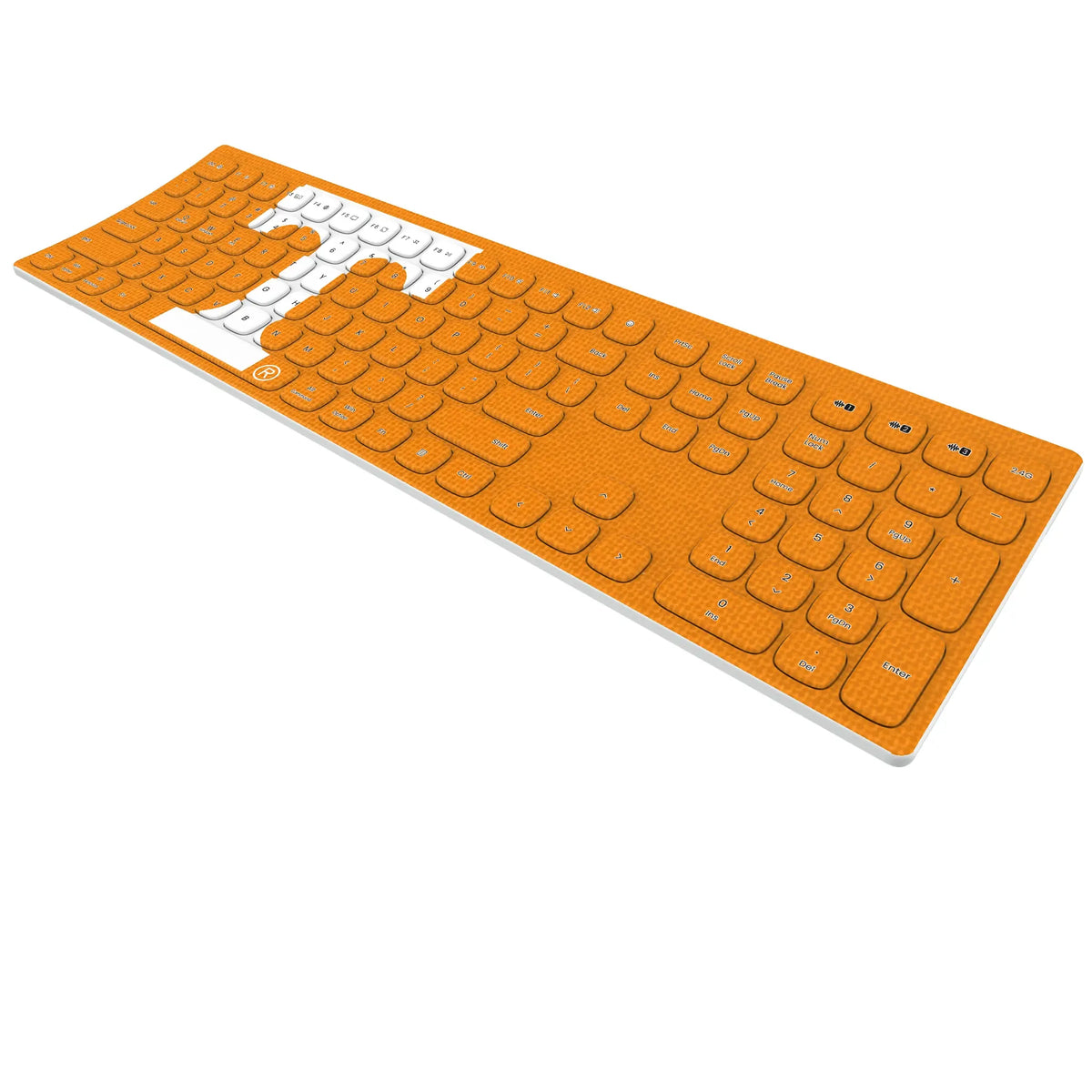 University of Tennessee Volunteers Solid Curved Wireless Keyboard