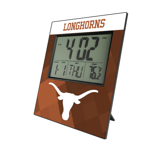 University of Texas Longhorns Color Block Wall Clock