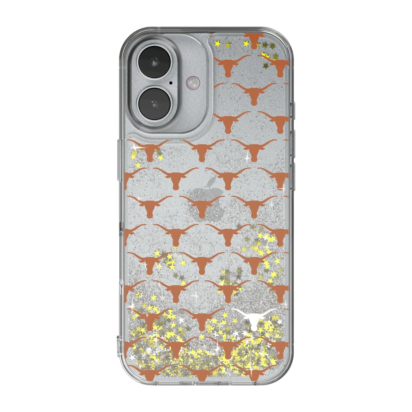 University of Texas Longhorns Fashion Pattern Glitter Phone Case for Apple iPhone