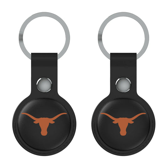 University of Texas Longhorns Insignia Black Airtag Holder 2-Pack