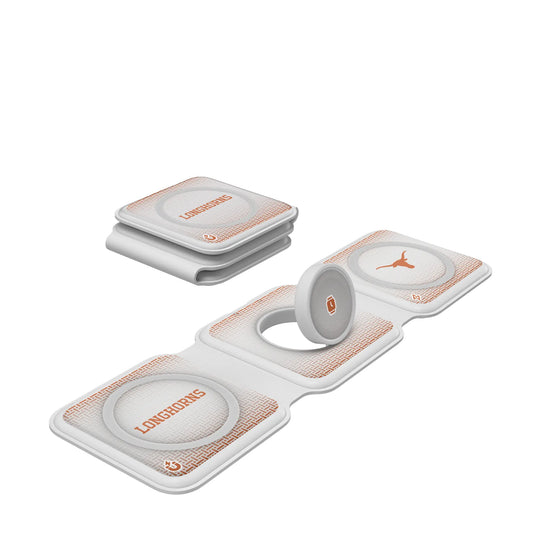 University of Texas Longhorns Linen Foldable 3 in 1 Charger