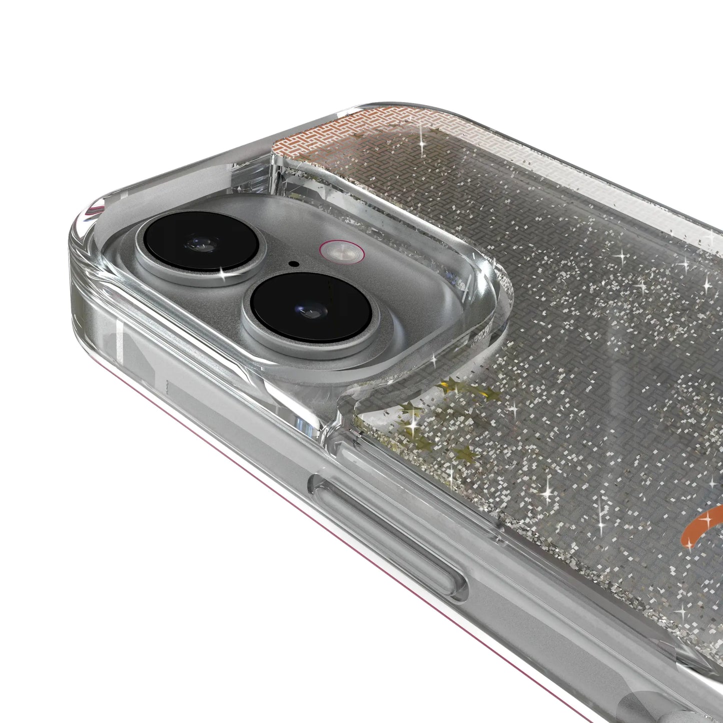 University of Texas Longhorns Linen Glitter Phone Case for Apple iPhone