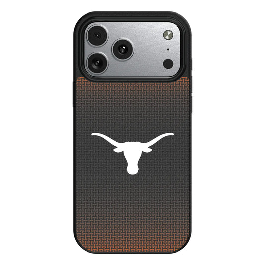 University of Texas Longhorns Linen MagSafe Compatible Phone Case for Apple iPhone