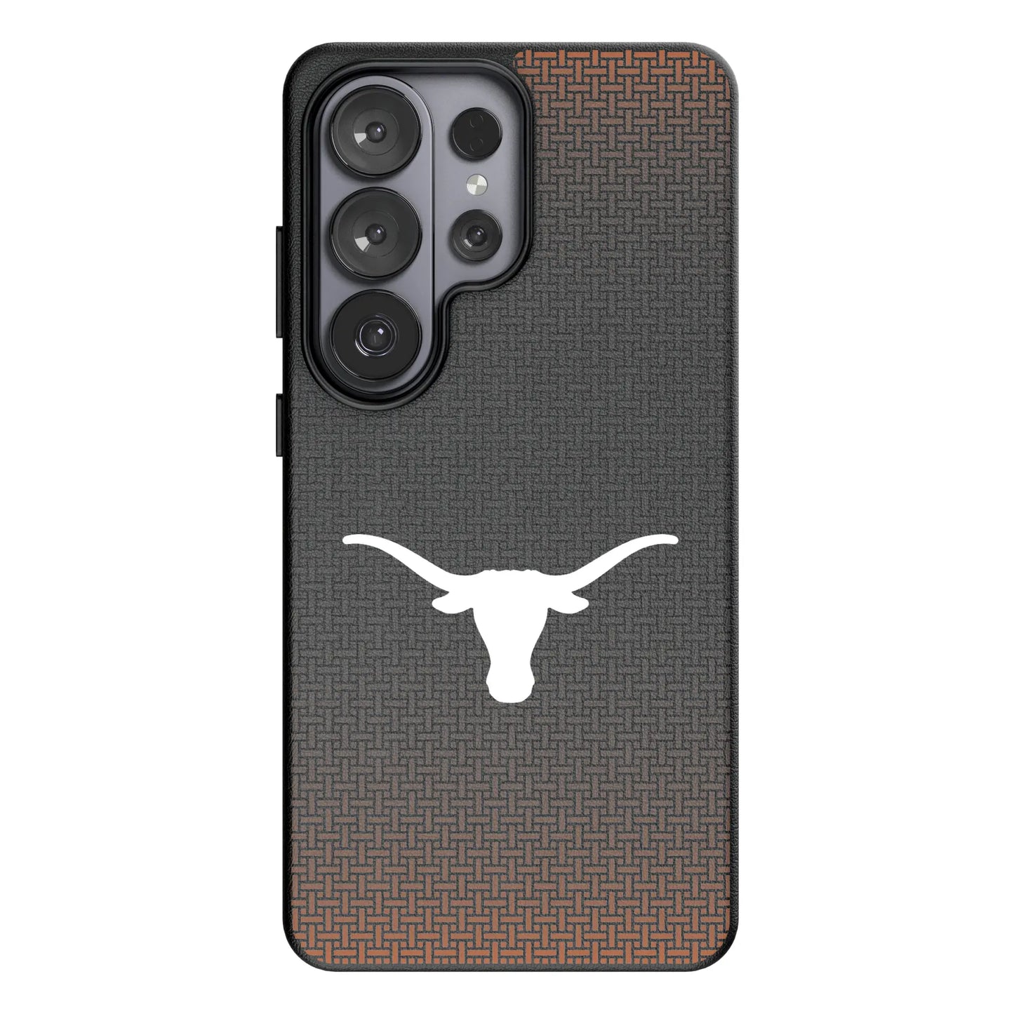University of Texas Longhorns Linen MagSafe Compatible Phone Case for Samsung Galaxy