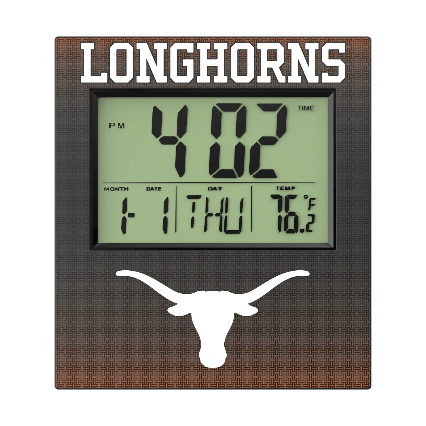 University of Texas Longhorns Linen Wall Clock