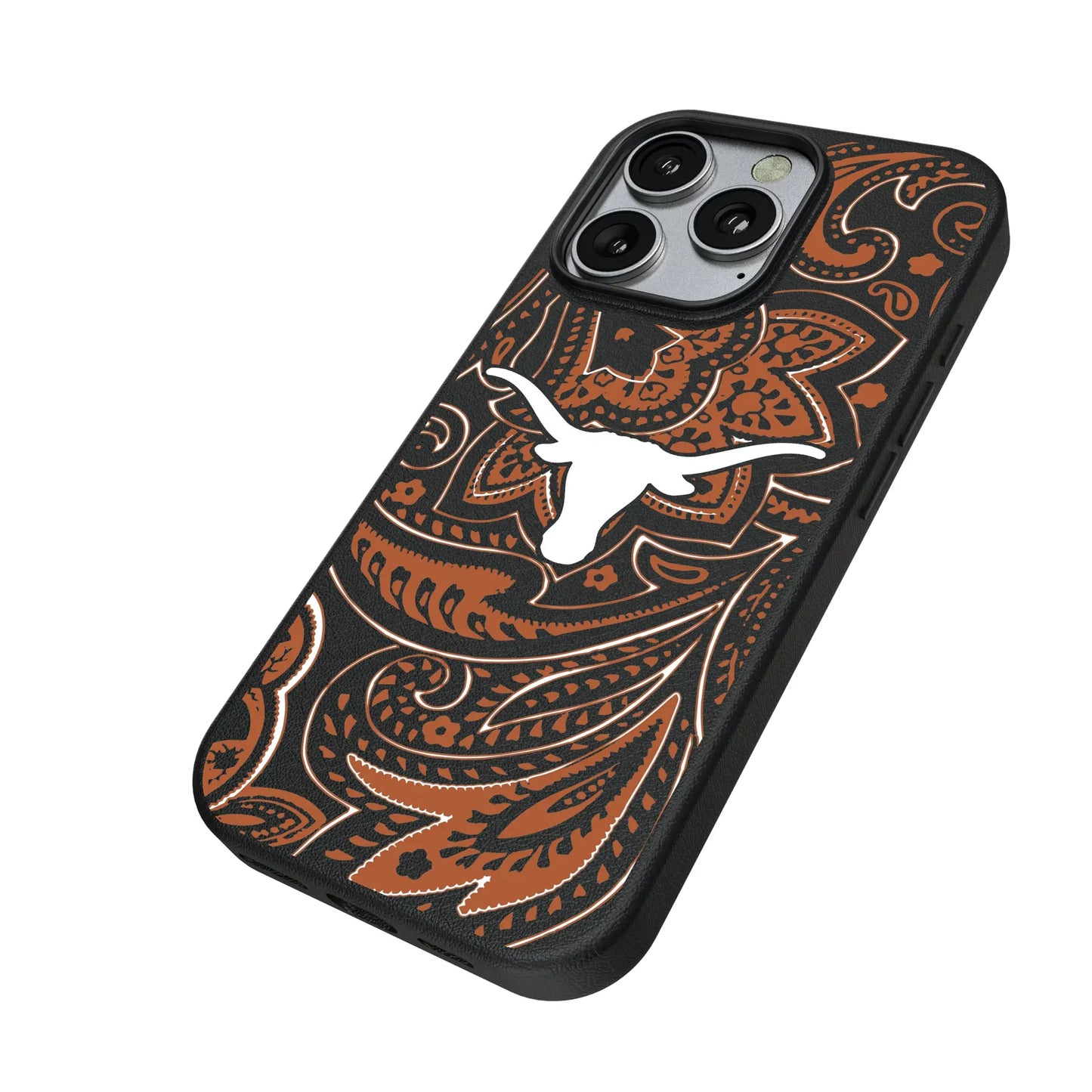 University of Texas Longhorns Paisley MagSafe Compatible Phone Case for Apple iPhone