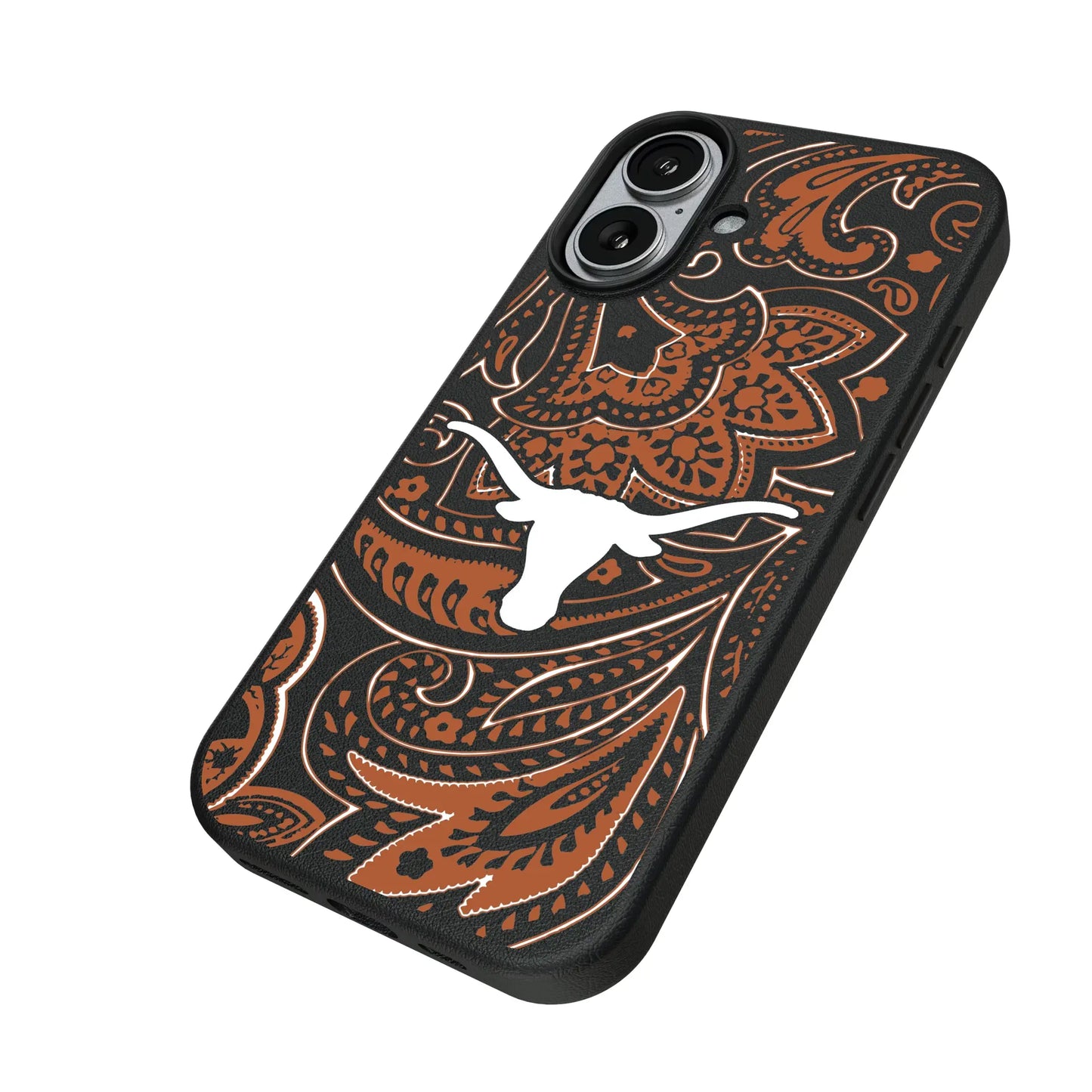 University of Texas Longhorns Paisley MagSafe Compatible Phone Case for Apple iPhone