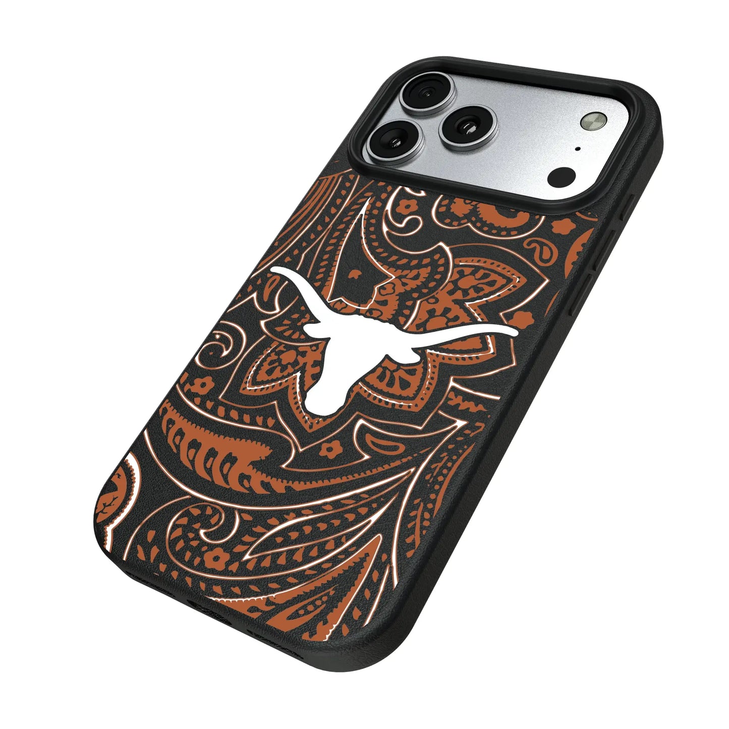 University of Texas Longhorns Paisley MagSafe Compatible Phone Case for Apple iPhone