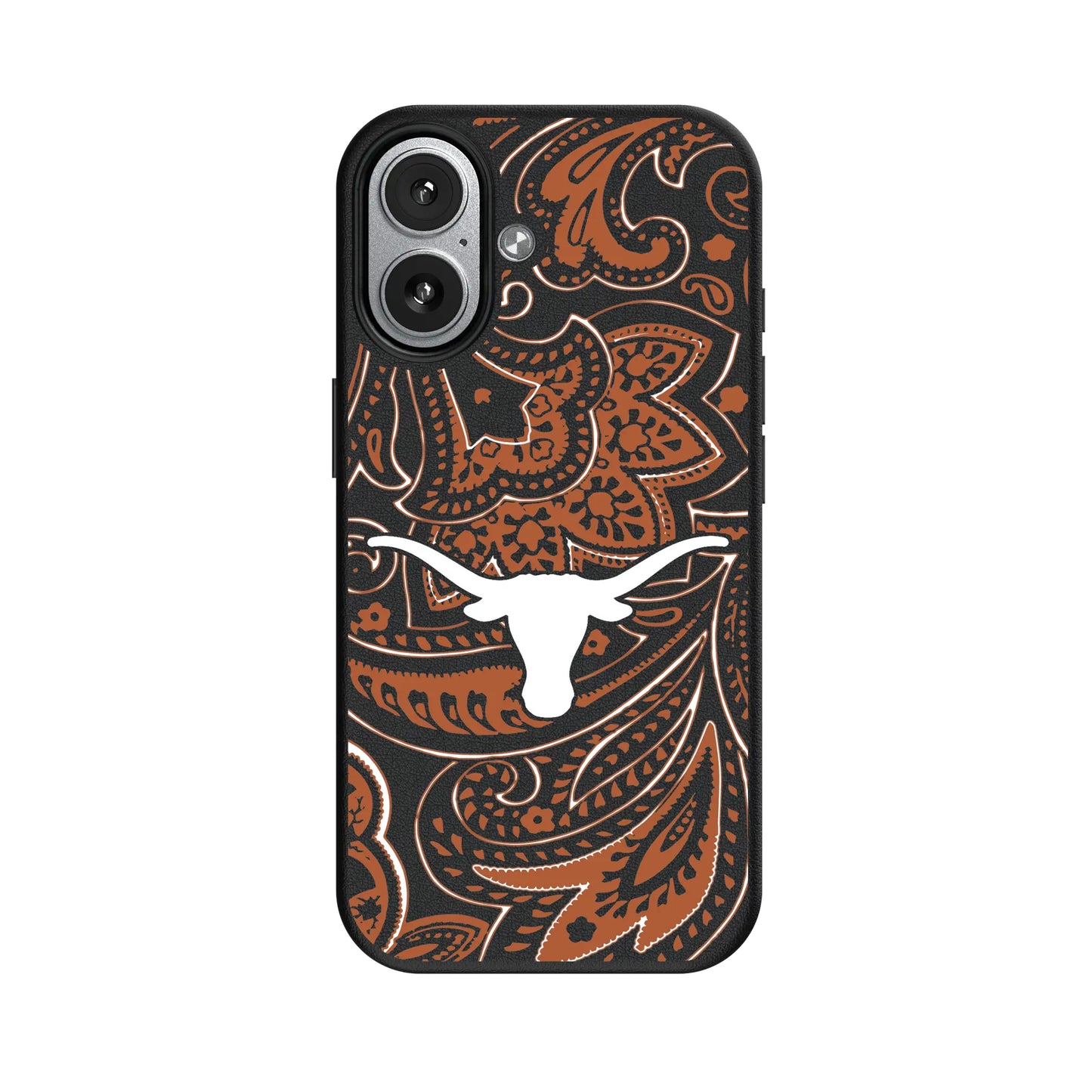 University of Texas Longhorns Paisley MagSafe Compatible Phone Case for Apple iPhone