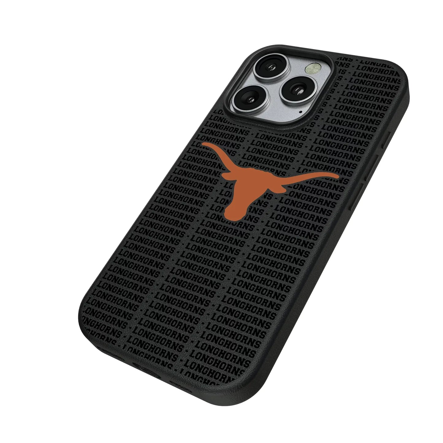 University of Texas Longhorns Text Backdrop MagSafe Compatible Phone Case for Apple iPhone