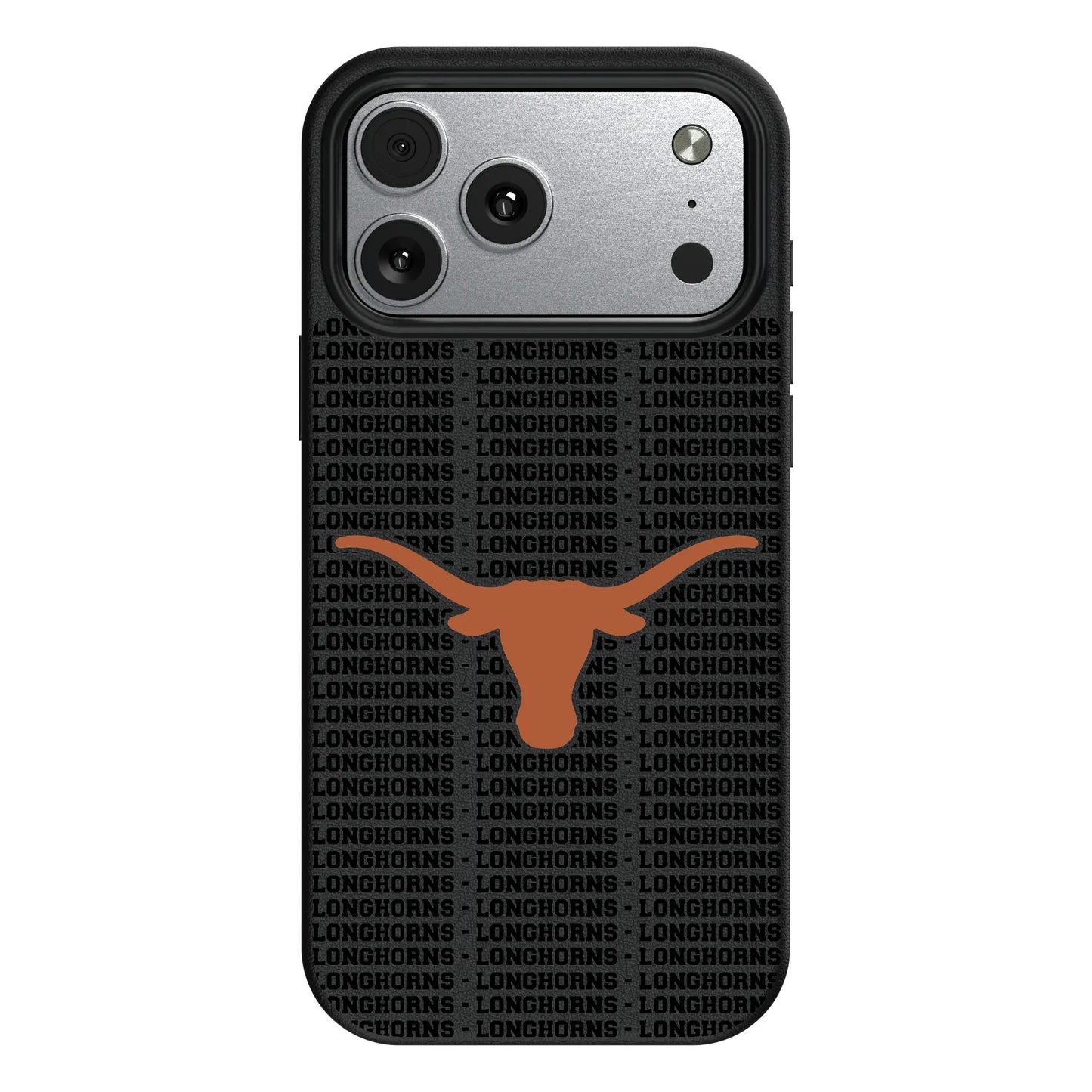 University of Texas Longhorns Text Backdrop MagSafe Compatible Phone Case for Apple iPhone