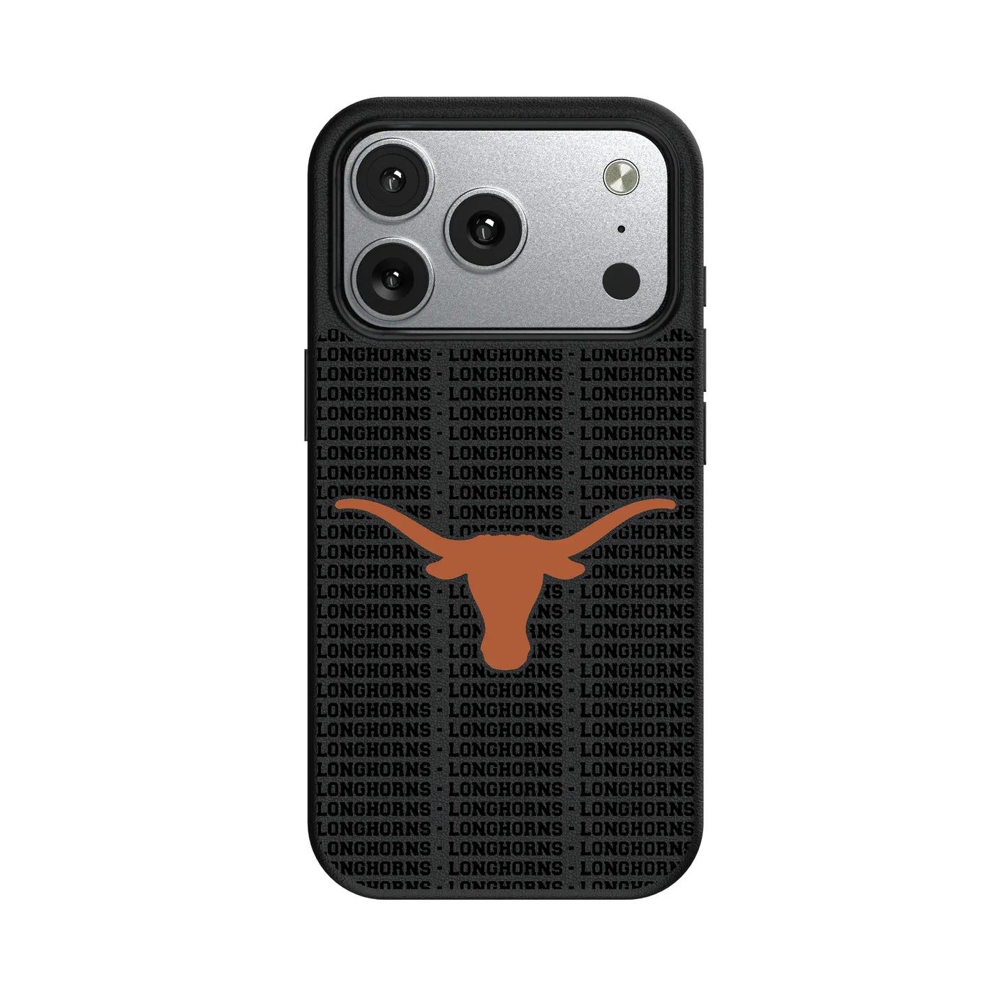 University of Texas Longhorns Text Backdrop MagSafe Compatible Phone Case for Apple iPhone