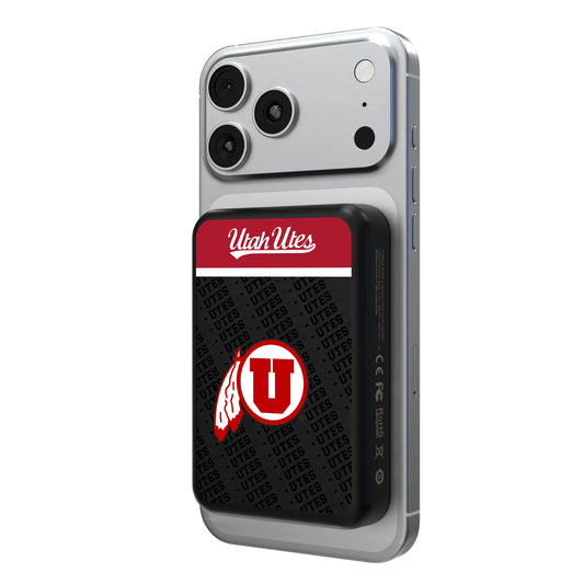 University of Utah Utes Endzone Plus Wireless Mag Power Bank
